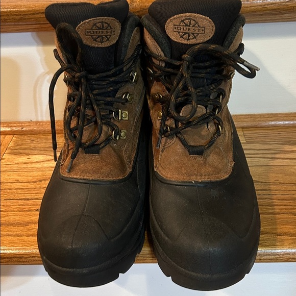Quest Men’s Arctic Chill Insulated Winter Boots Leather Upper 8” Size 10 main image 12